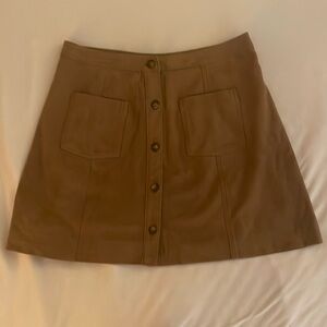 Abercrombie & Fitch Faux Suede Skirt